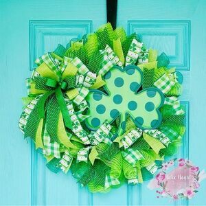 💚💚Green Shamrock St Patrick’s Day Wreath💚💚